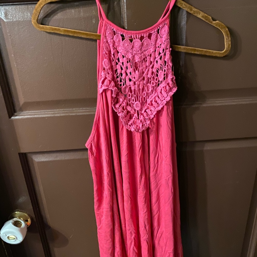 Pink Halter Tank